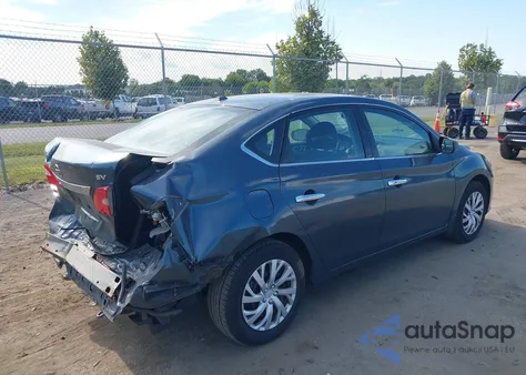 2016 Nissan Sentra z USA, uszkodzony, nr VIN 3N18B7AP8GY312069
